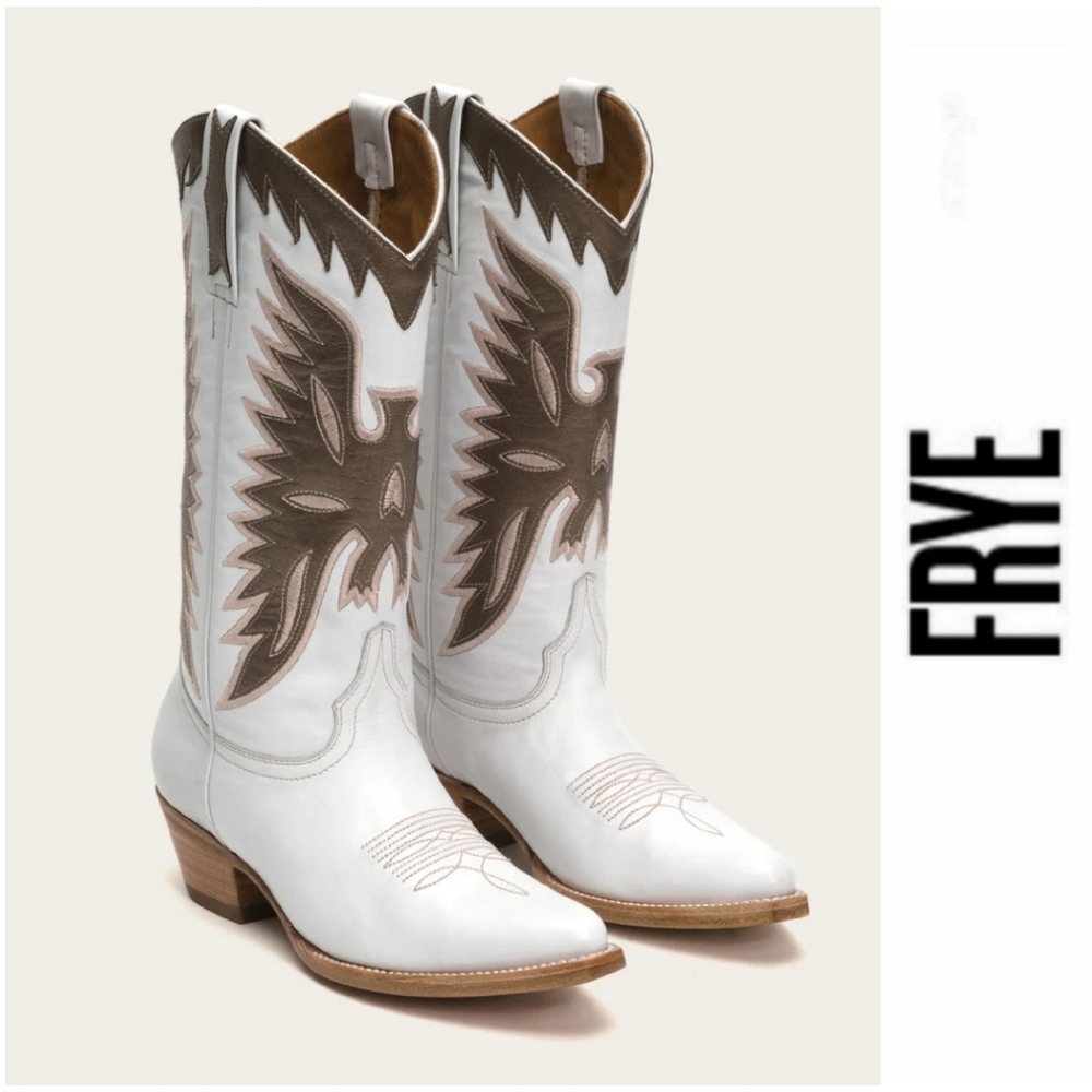Rare/HTF Frye Carrie Firebird Mid Italian Leather Boots